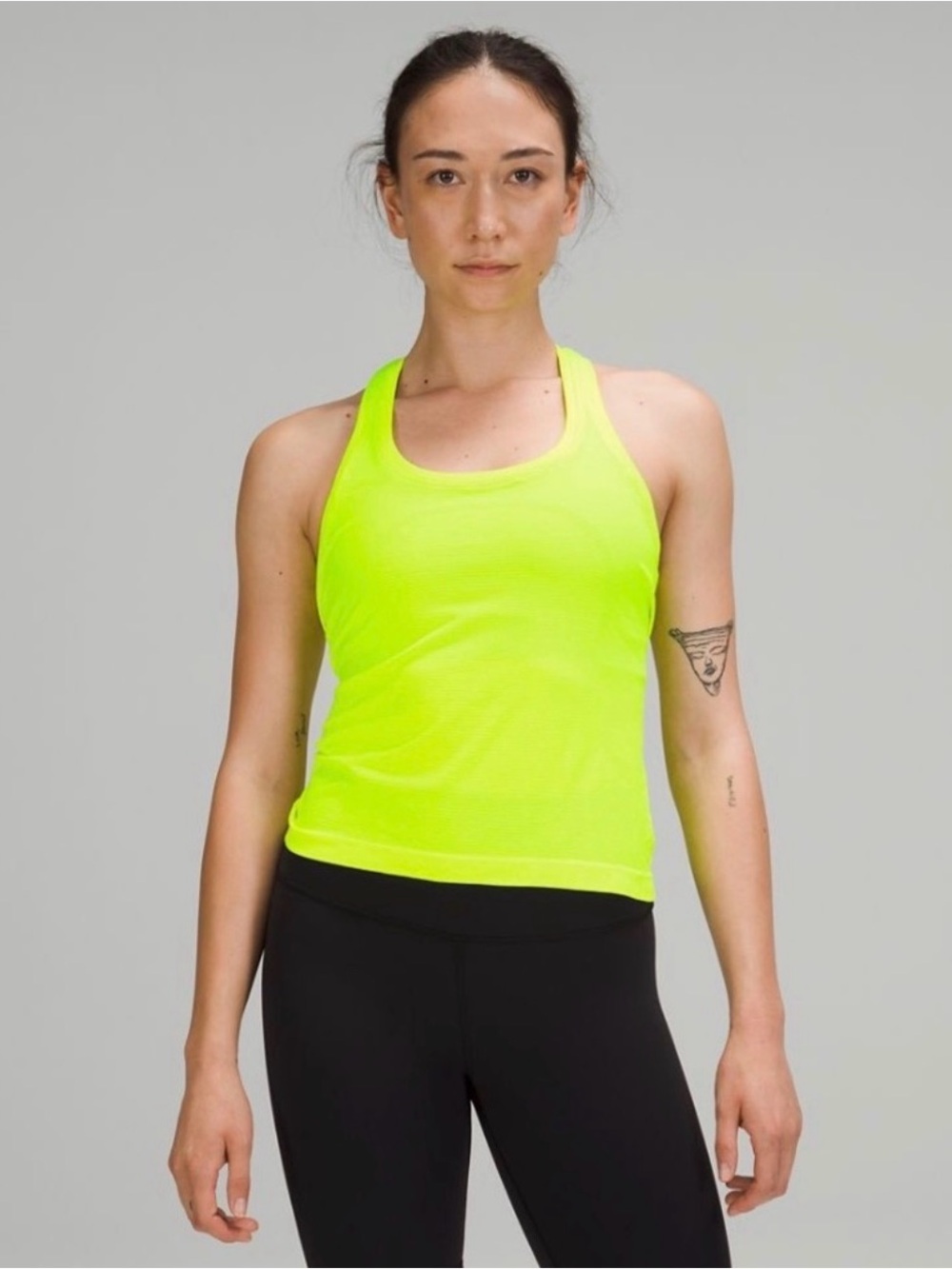 Lululemon Neon Yellow Racerback Tank Top - Women